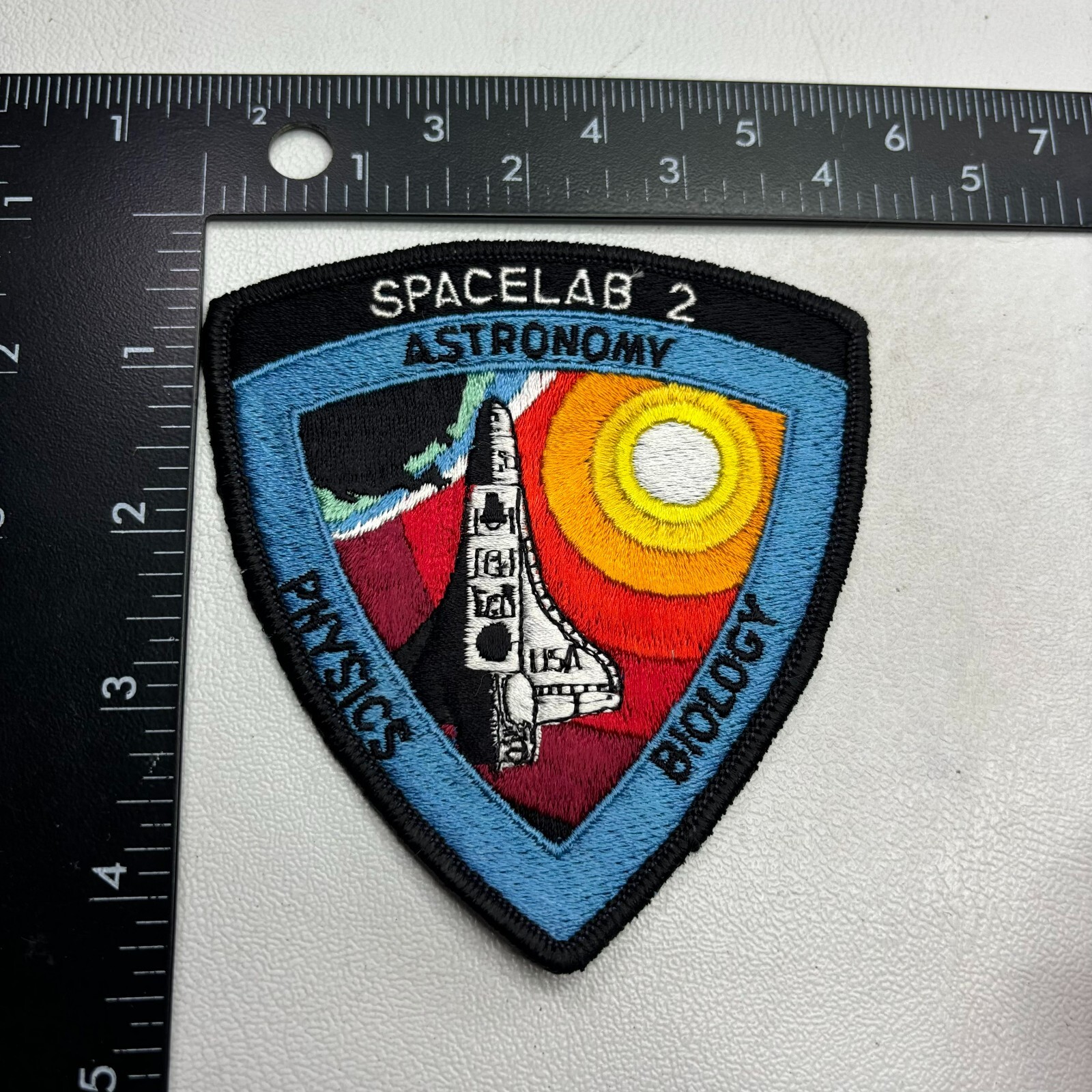 NASA SPACELAB 2 MISSION PATCH Patch (ASTRONOMY PHYSICS BIOLOGY) 48WJ