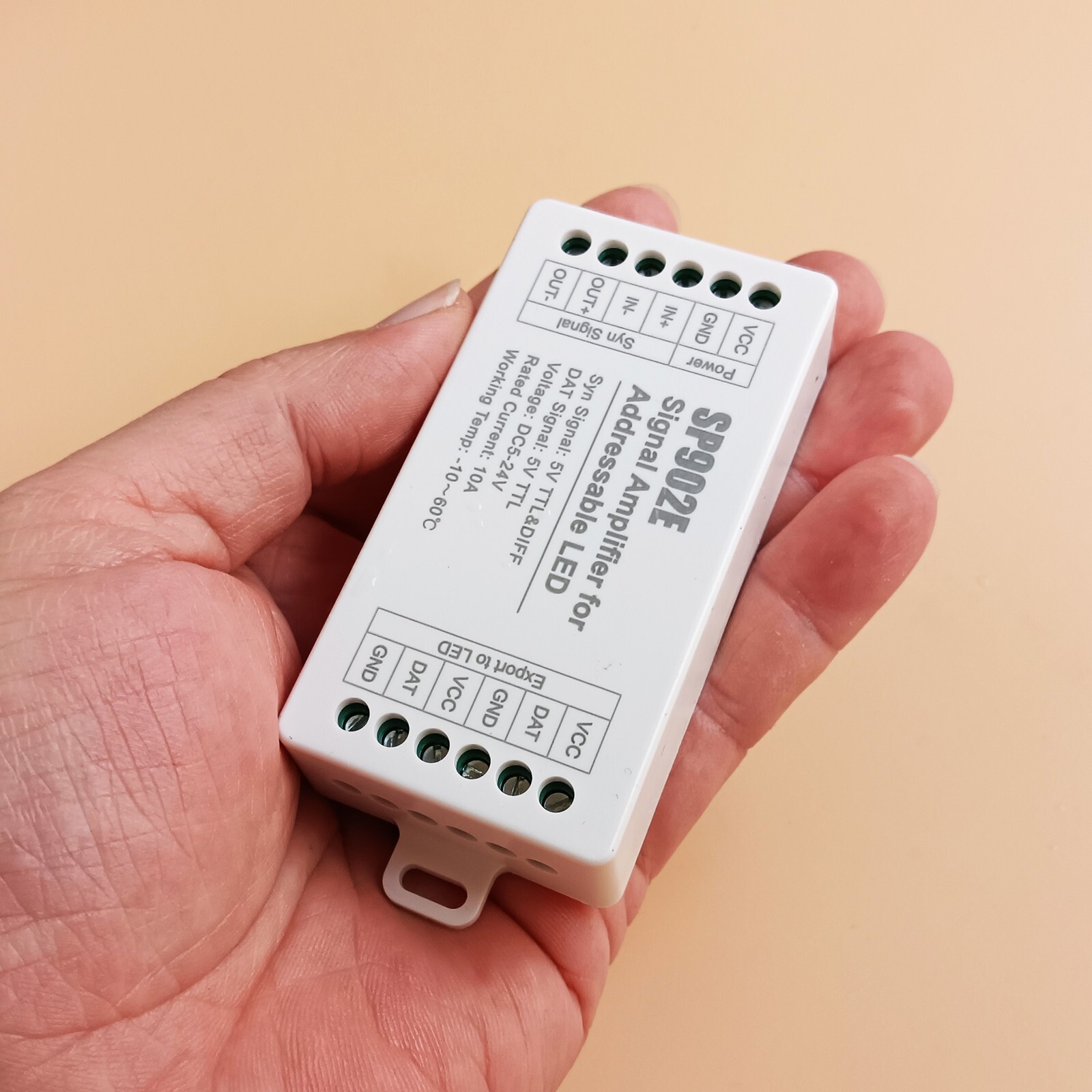 SP902E Signal Amplifier Data Repeater 5V-24V for Addressable LED Strip Light