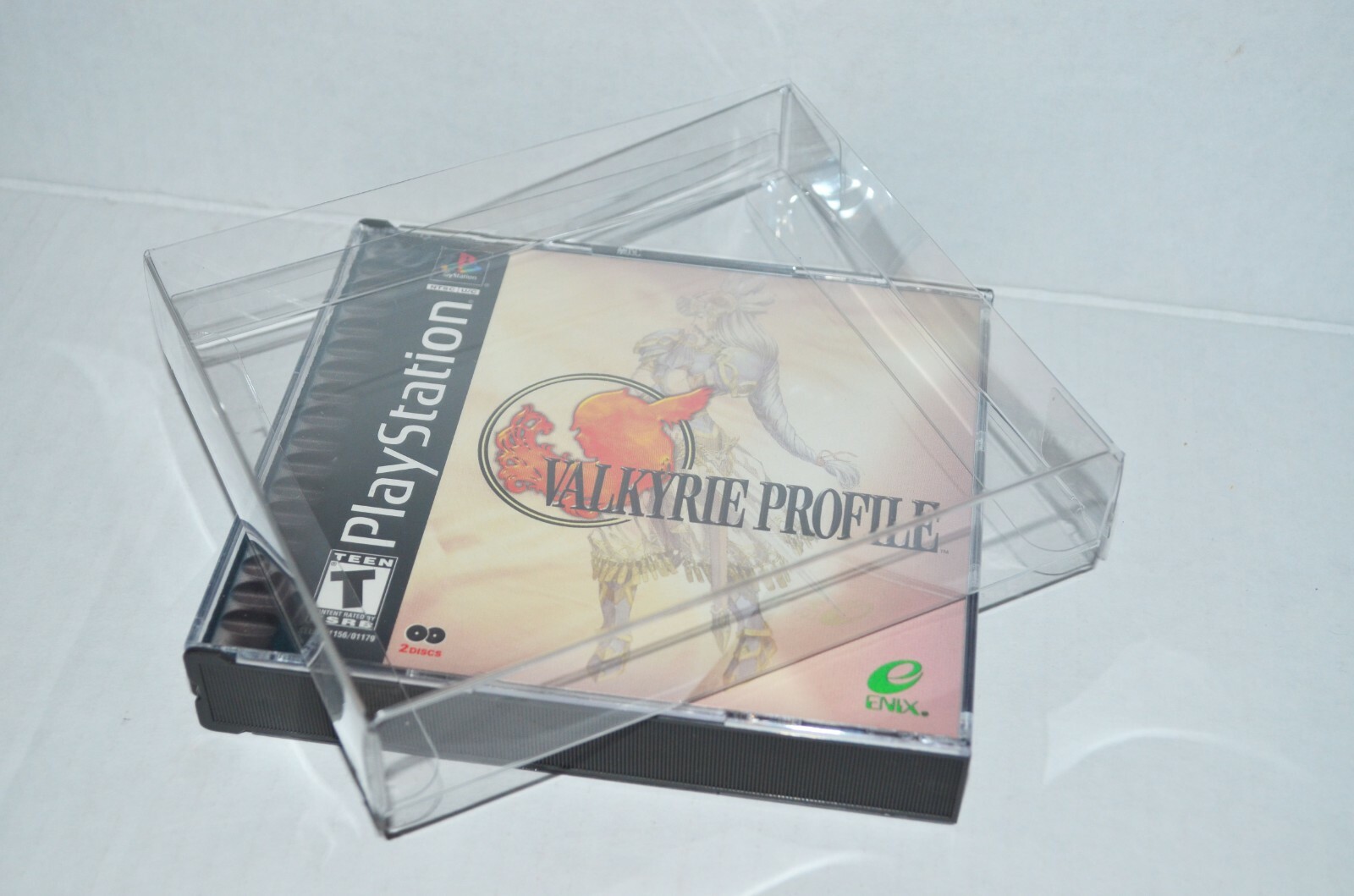 15 Sony PlayStation 1 PS1 Double Plastic Protective Cases Display Box Sleeves