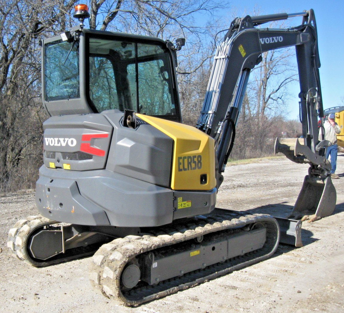 2023 VOLVO ECR58 COMPACT EXCAVATOR