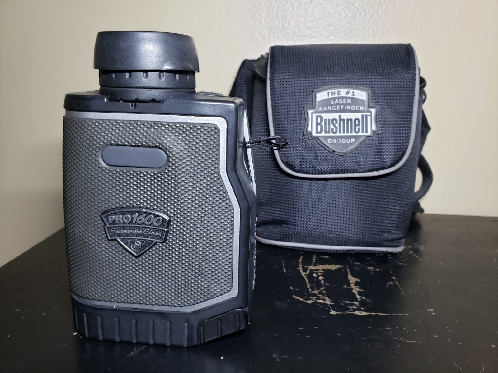 Bushnell Pro 1600 Tournament Edition Golf Rangefinder Waterproof 7x w/ Case