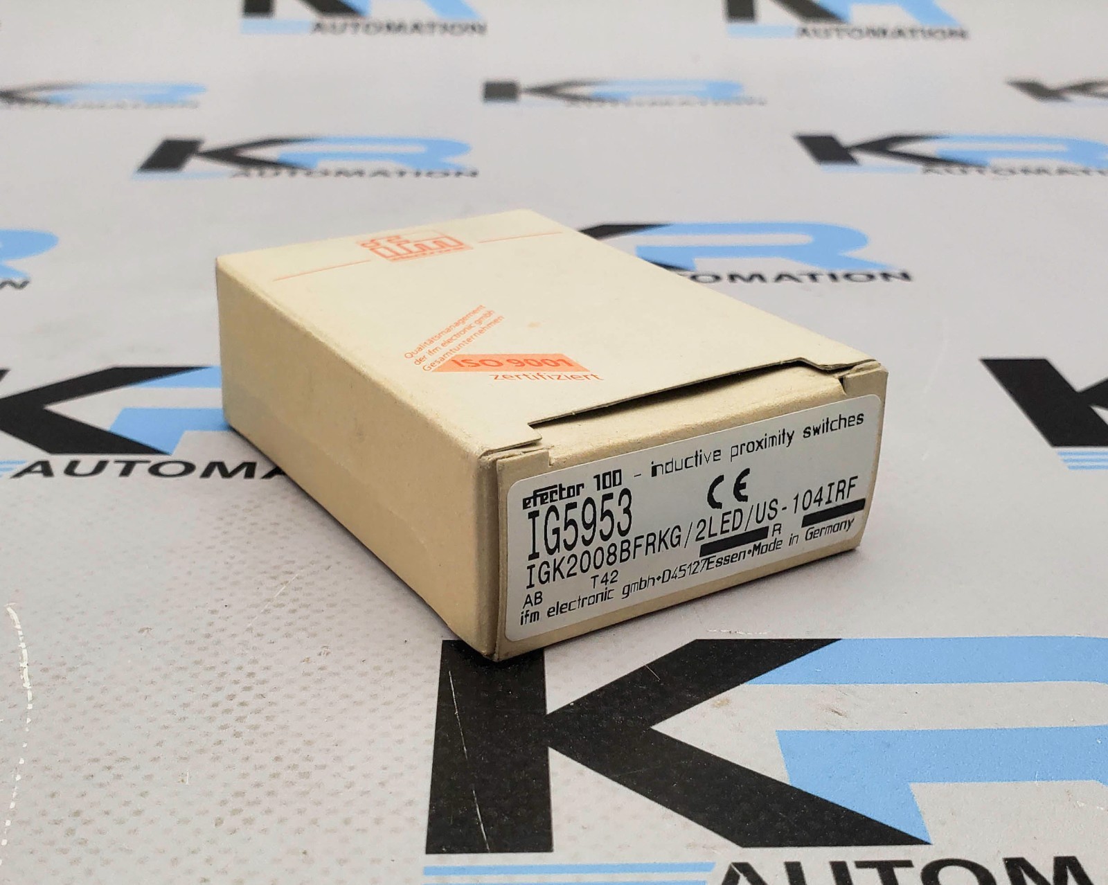IFM IG5953 Quadronorm Inductive Sensor 10-36VDC