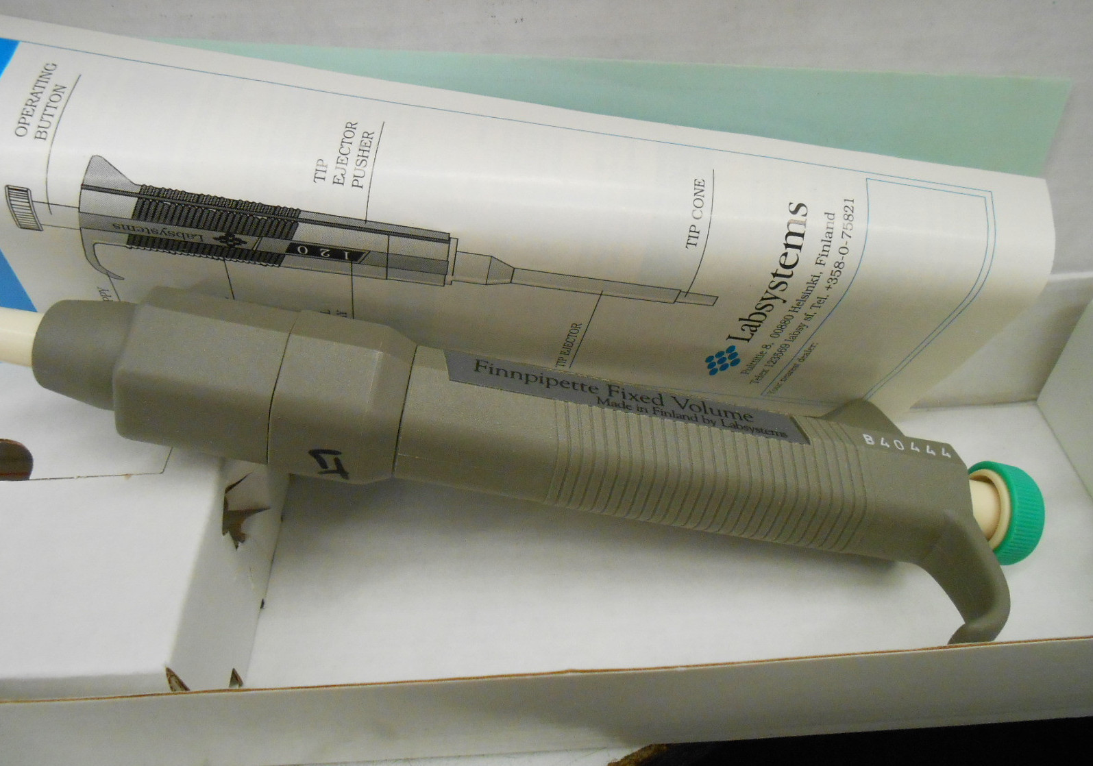 FINNPIPETTE 4028570 2mL FIXED VOLUME PIPETTE/PIPETTOR