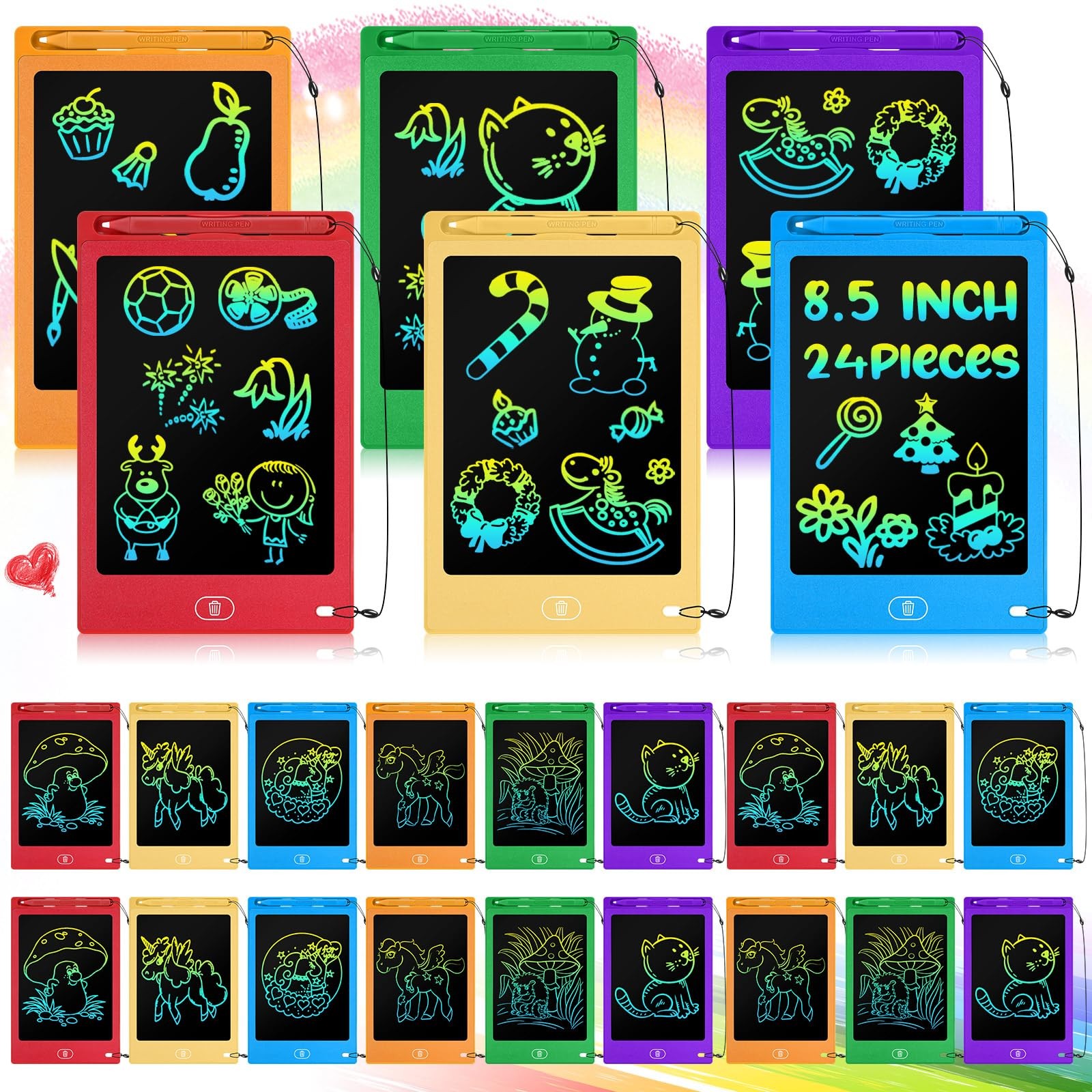 Zhehao 8.5" LCD Writing Tablet Bright Round