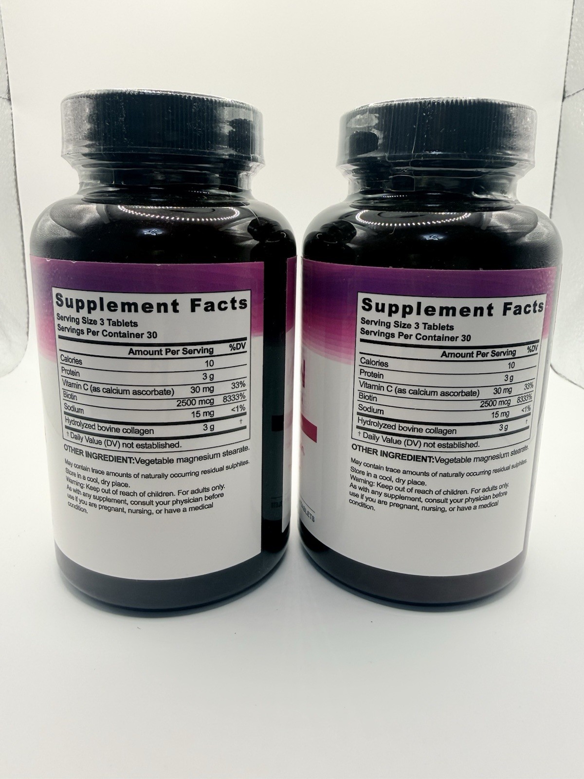 SUPER COLLEGEN + VITAMIN C & BIOTIN 3 BOTTLES
