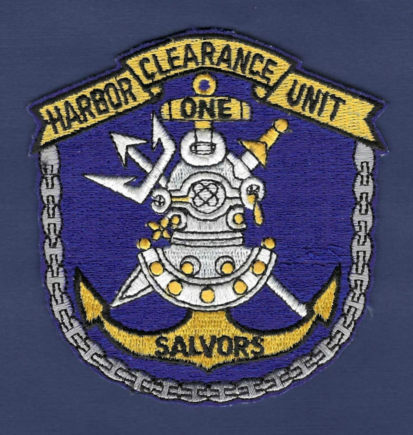 US Navy Harbor Clearance Unit One HCU-1 "SALVORS" Patch