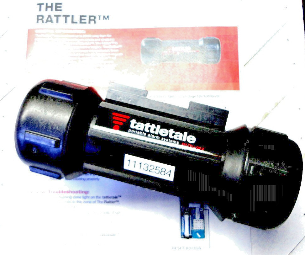 Tattletale Security / The Rattler ™ / Tamper Proof / Easy Set-Up
