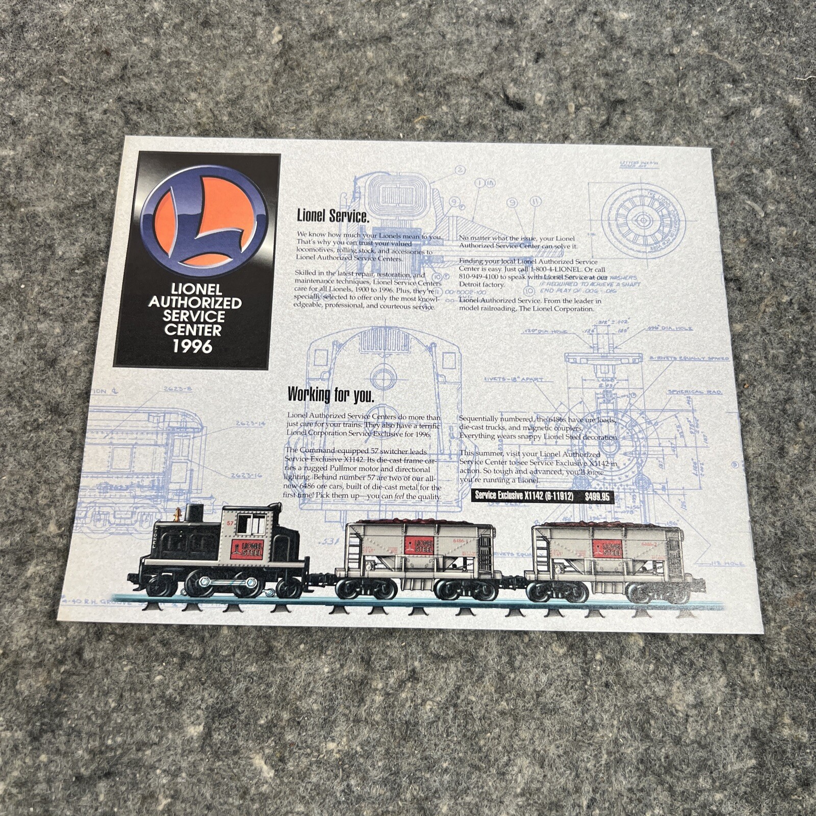 1996 Lionel Trains Corporation Catalog
