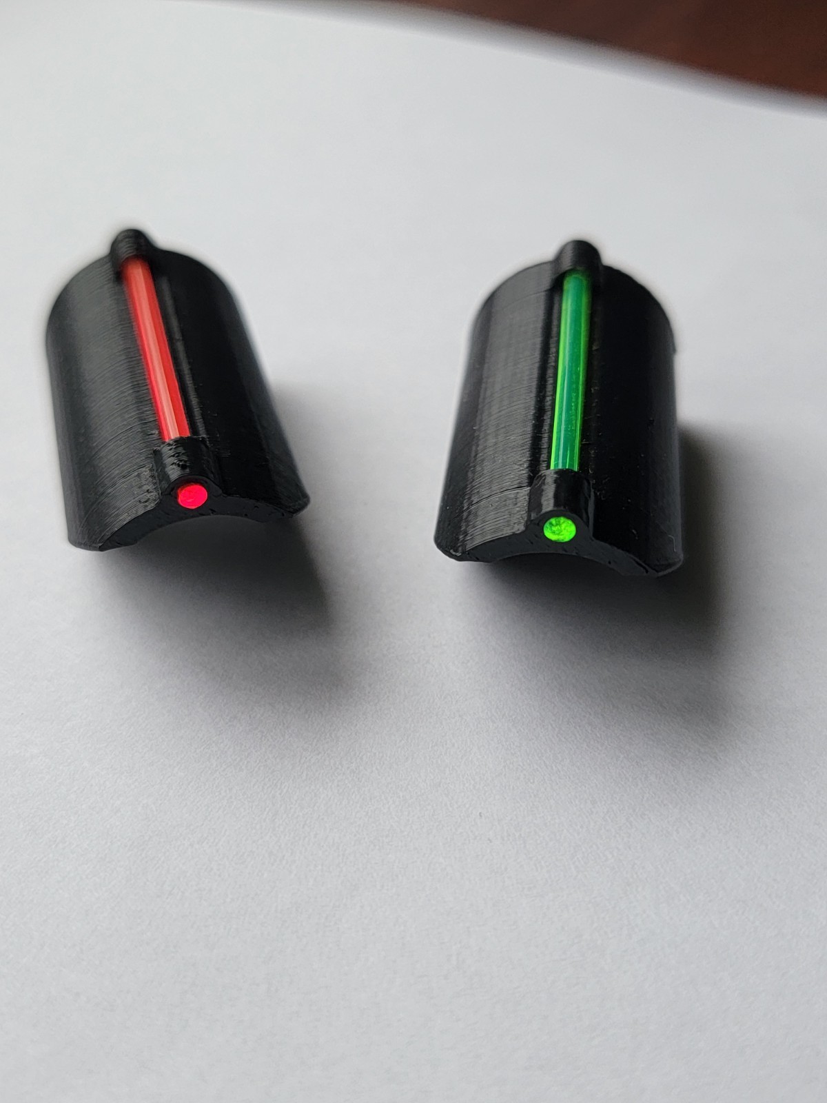 Fiber Optic Sight - 12ga / 20ga Shotgun - Clip On - High Visibility - 2 Pack