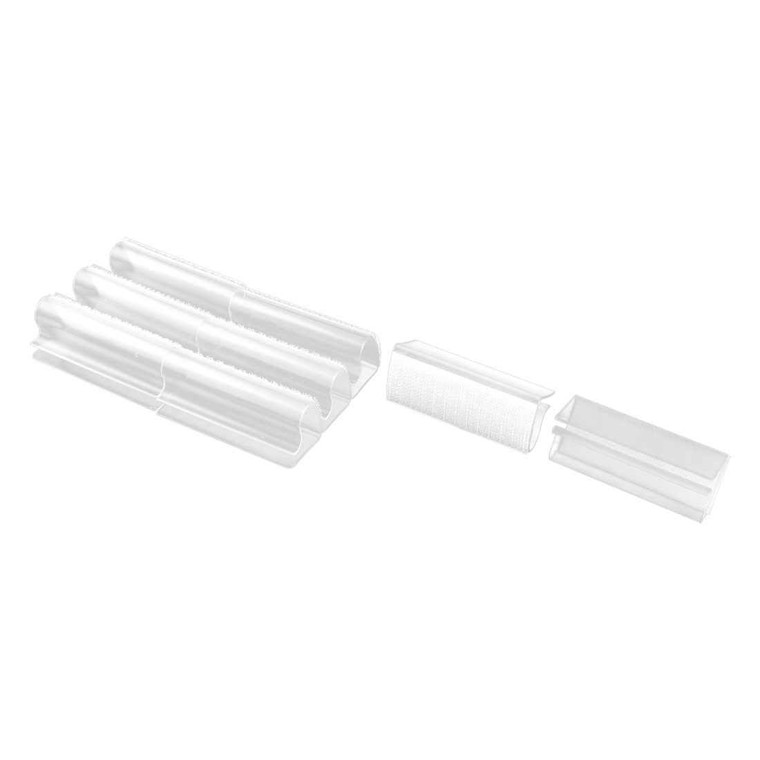 Banquet Plastic Hook Loop Tablecloth Skirting Clip 8 Pcs for 0.5cm Thick Table