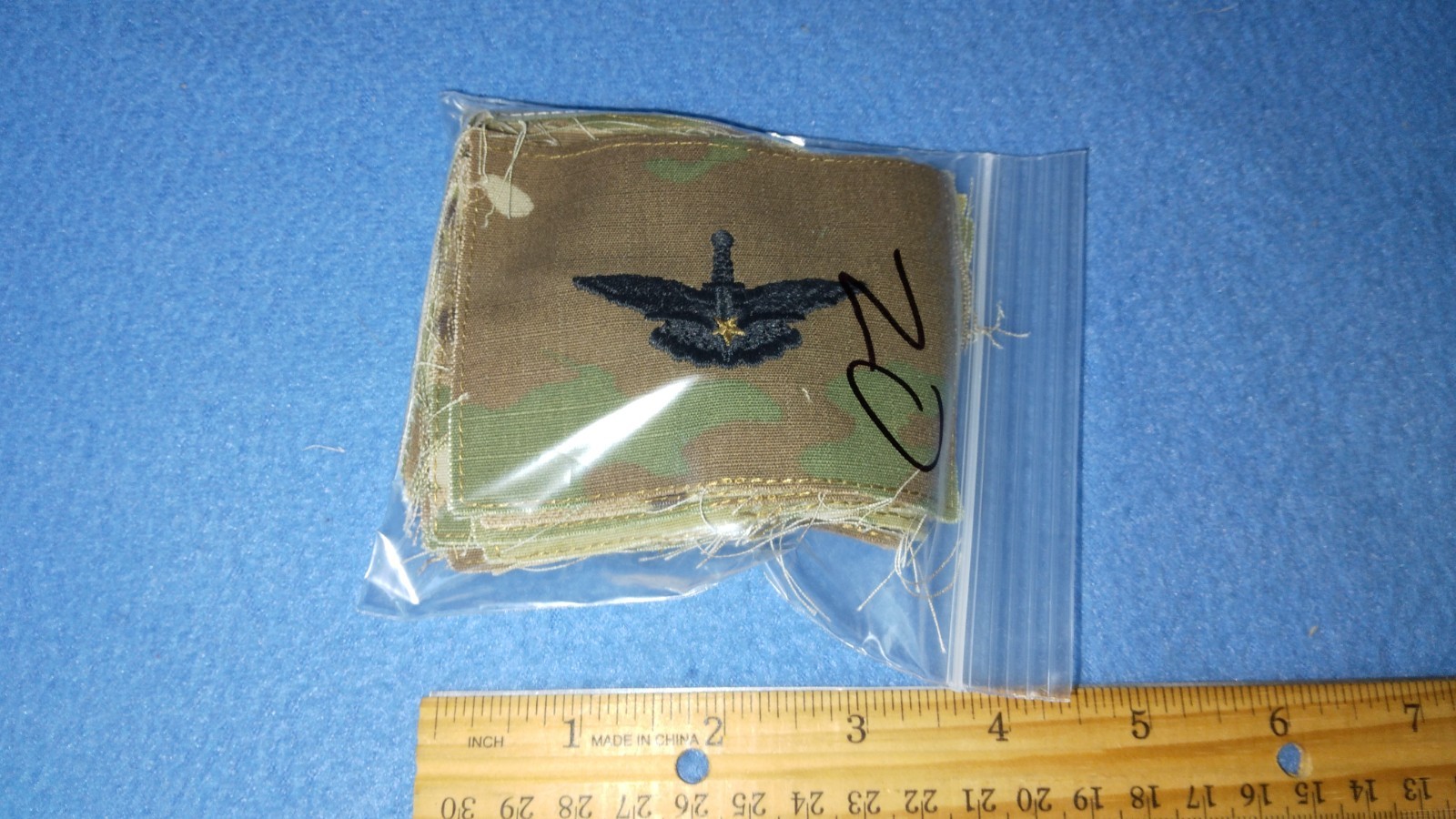 BUNDLE OF 20 - U.S. ARMY CAMO FREEFALL BASIC 1 LARGE STAR Badge Sew-On PATCHES