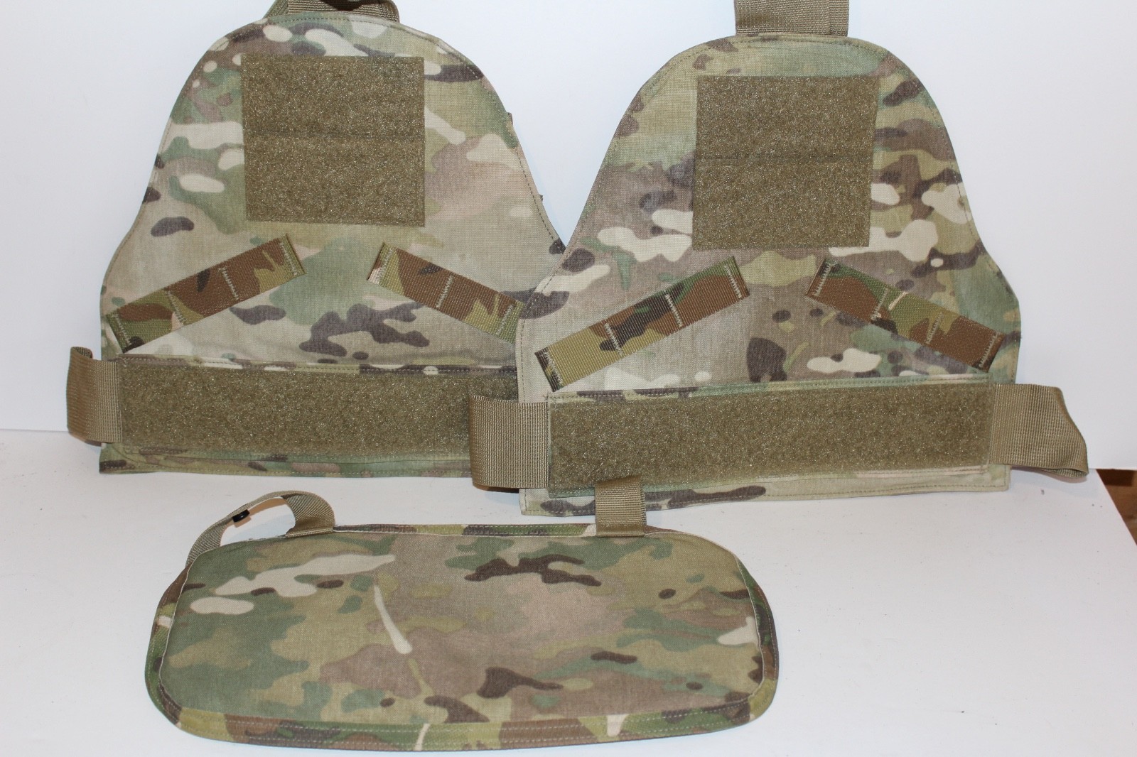 Multicam Plate Carrier Attachment X-Small-Small w/soft Armor inserts Lot