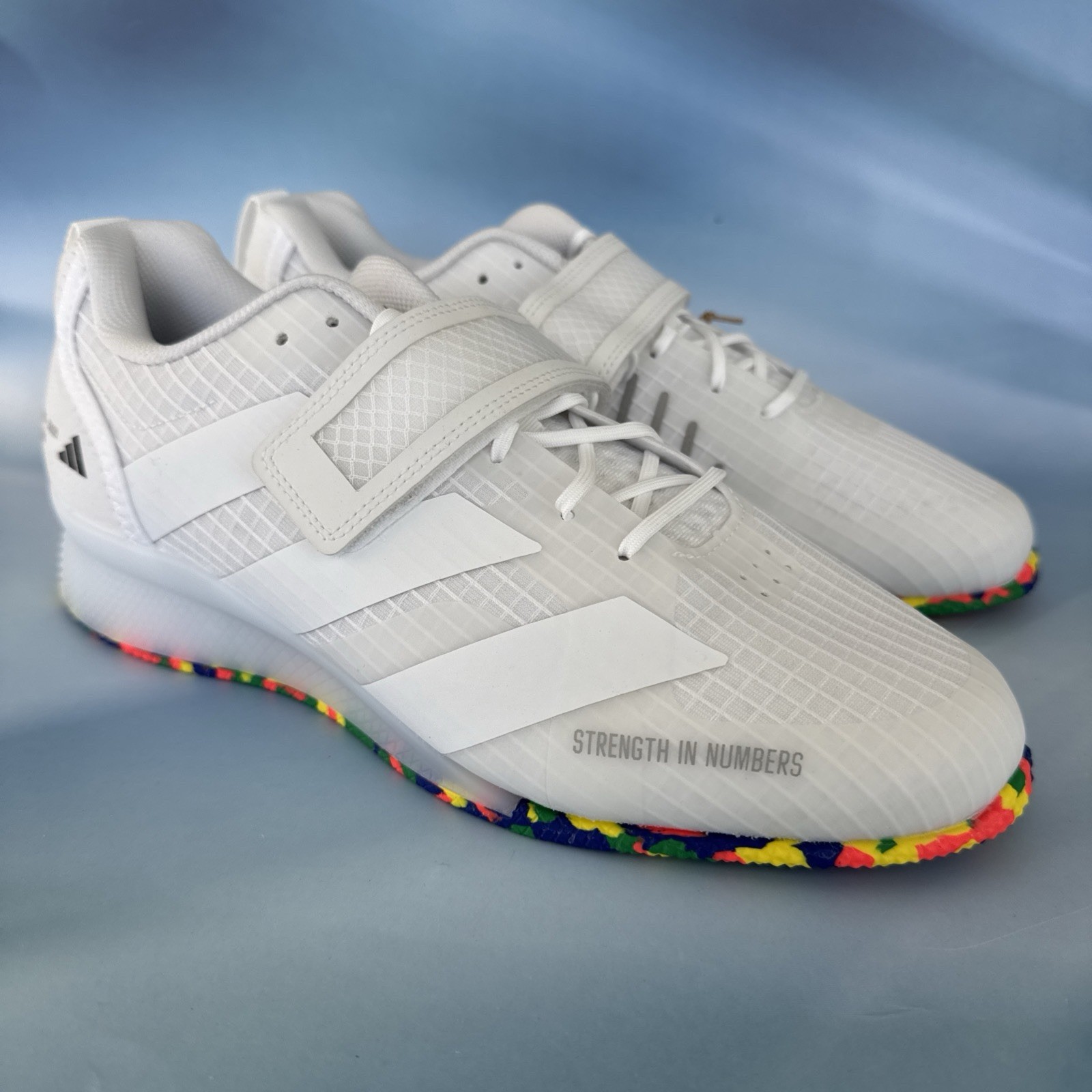 Adidas Adipower III Weightlifting Shoes White - IF0521 Men's 11.5 Women's 12.5