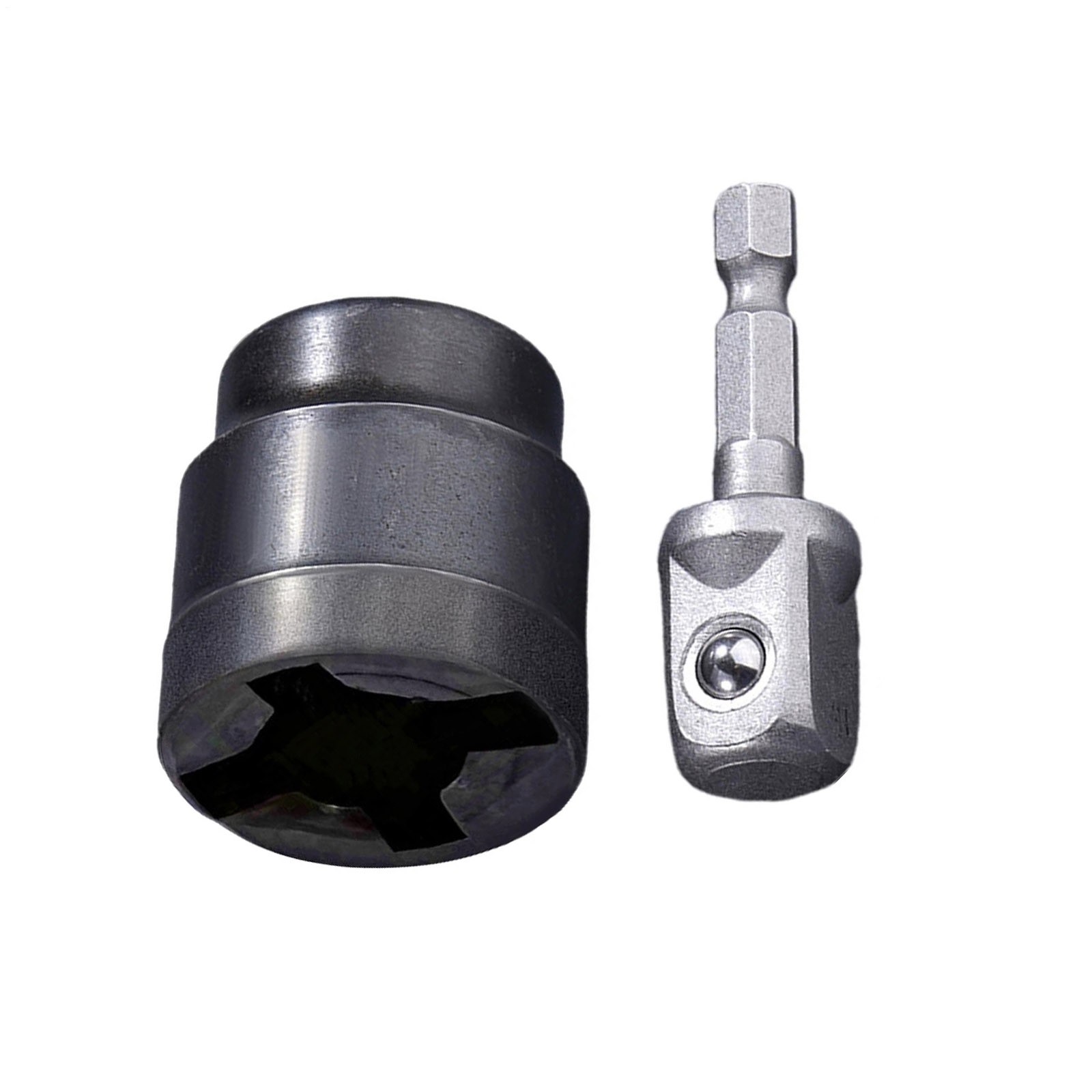 For Scissor Jack Power Drill Adapter Socket, High Carbon Steel Rust Resistant
