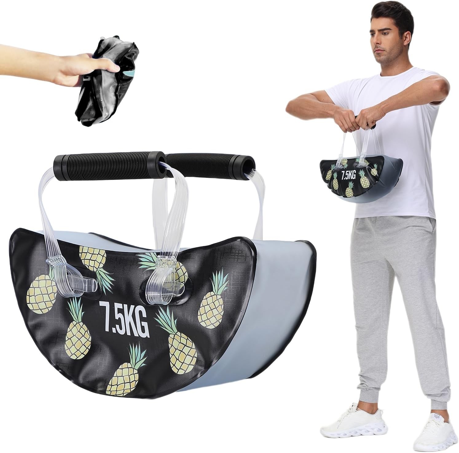 Travel Dumbbells, Water Filled Dumbbells Set, Fitness Exercise Dice 7/10/15/20