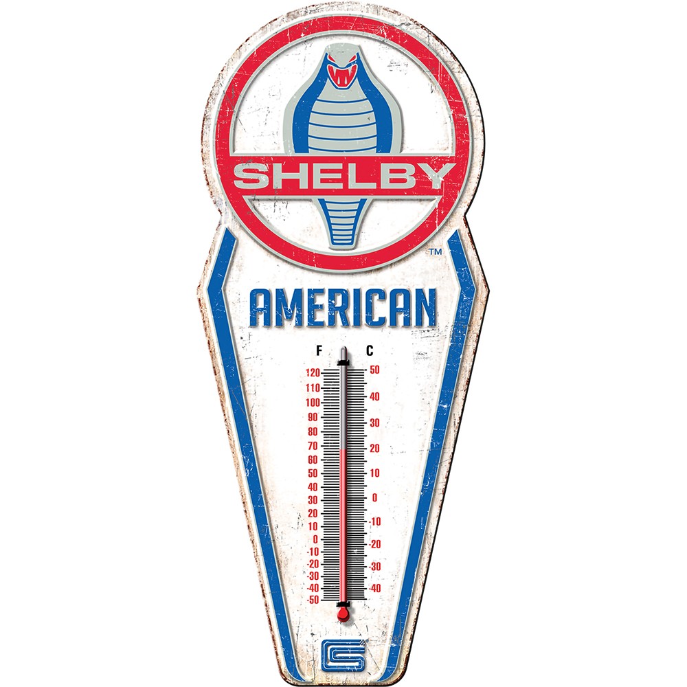 Shelby American Metal Thermometer