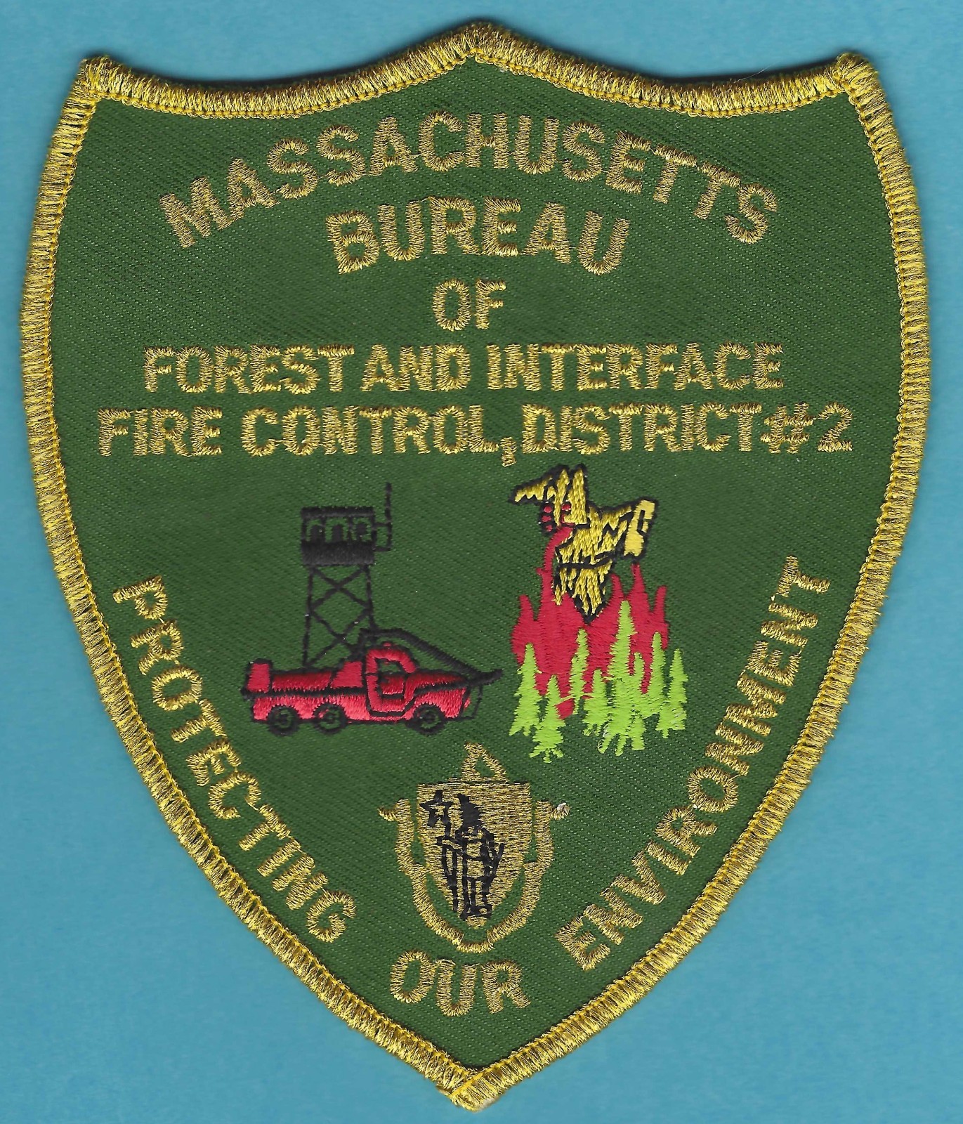 MASSACHUSETTS BUREAU OF FOREST AND INTERFACE FIRE CONTROL PATCH