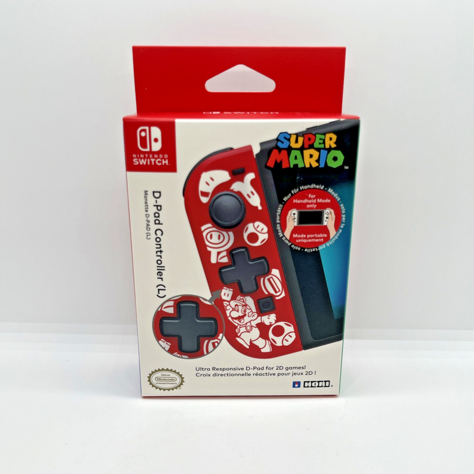 HORI Nintendo Switch D-Pad Controller L Super Mario NSW-151U New Sealed