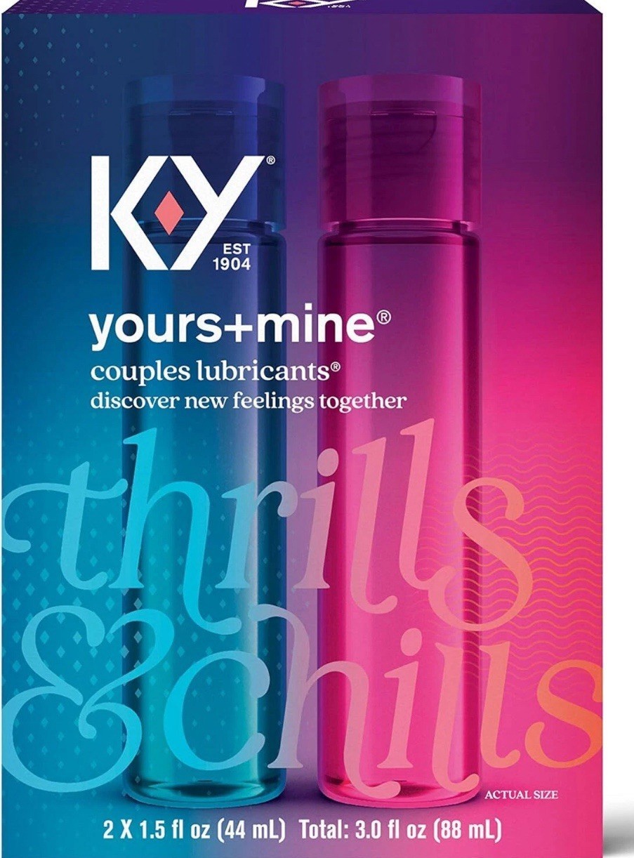 KY Jelly His & Hers Best Stimulating Lubricant for Him Women Sex Lubes Couples