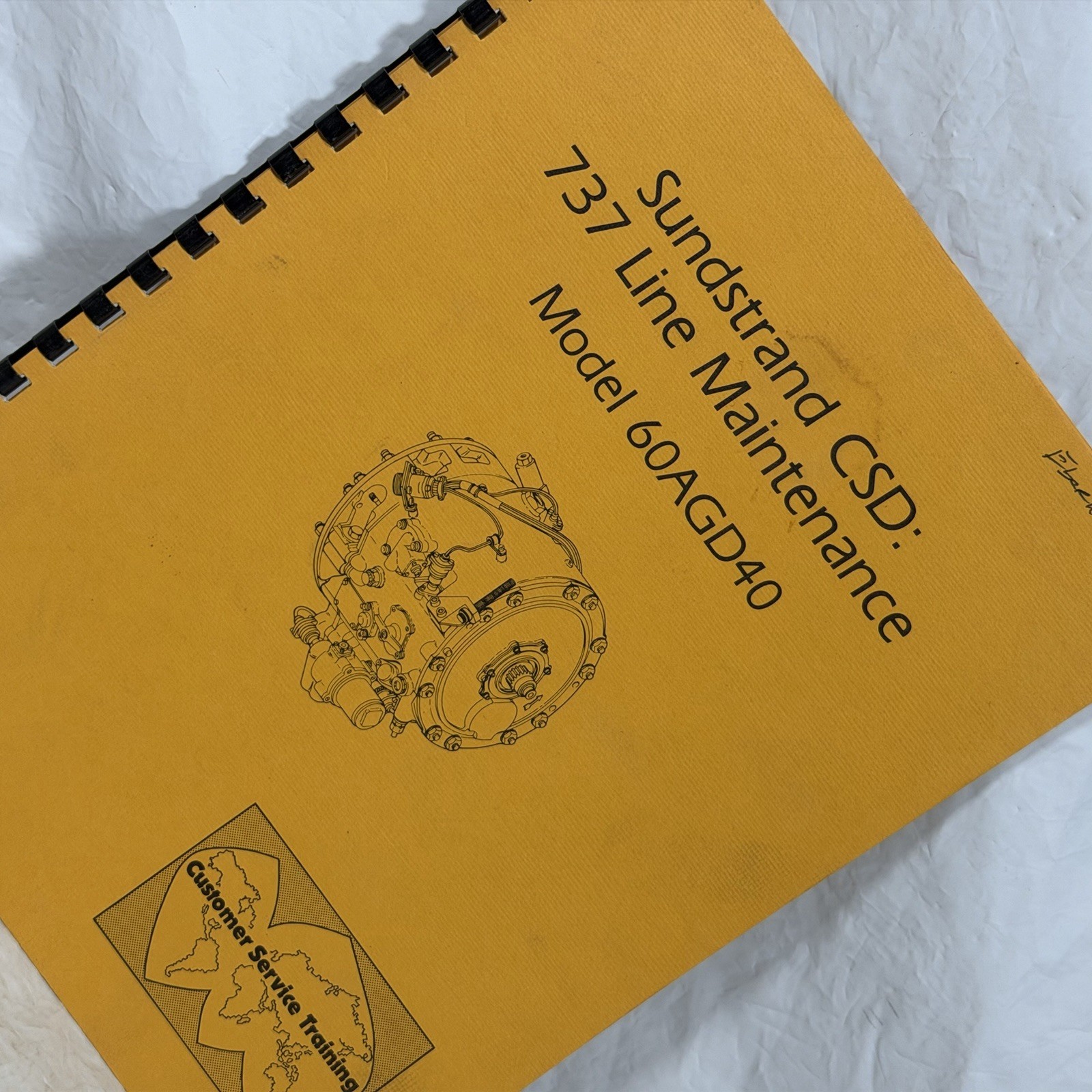 Sundstrand CSD 737 Line Maintenance Manual Model 60AGD40 Aviation