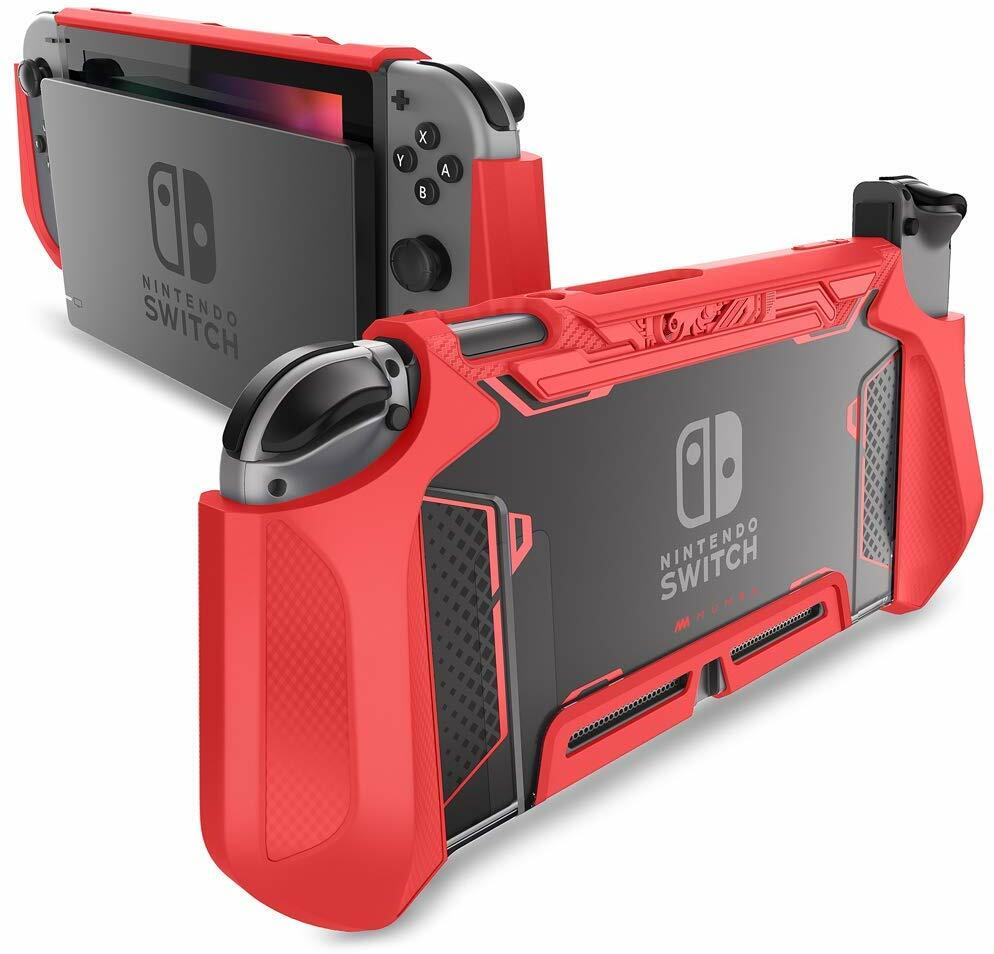 For Nintendo Switch Console Joy-Con, Mumba Dockable Case Grip Cover Back Shell