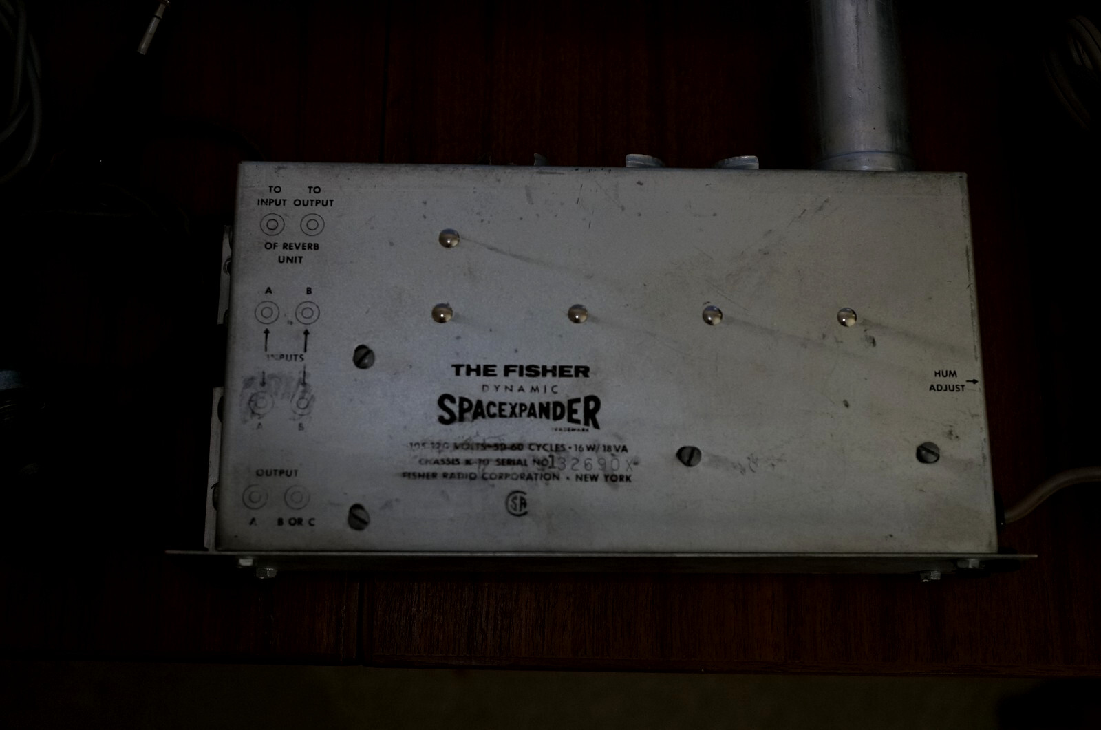 Early Type Fisher K-10 Dynamic Spacexpander Reverb / Space Expander full set