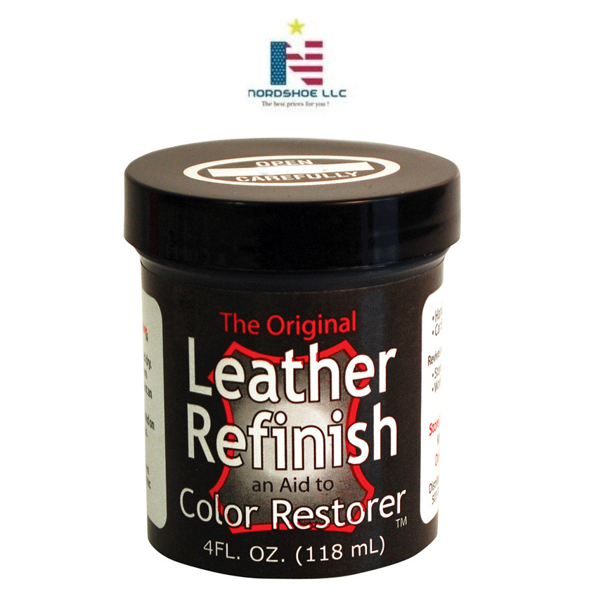 Leather Refinish Sofa Handbag Shoe Color Dye 4.oz White  leather  dye  Restore