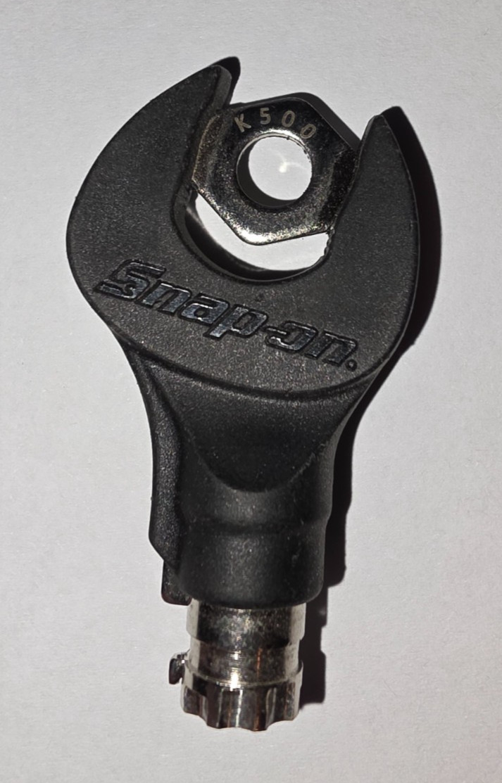 Snap-on Toolbox key "Select your Key #"