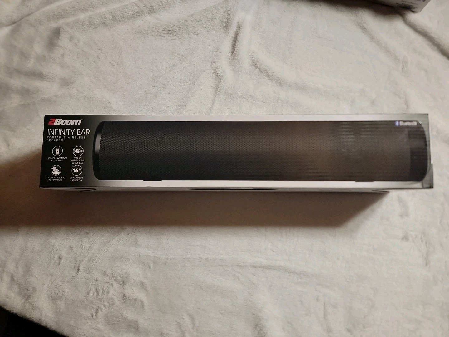 2Boom Sound Infinity Bar Portable Wireless Bluetooth Speaker TV Home Theater