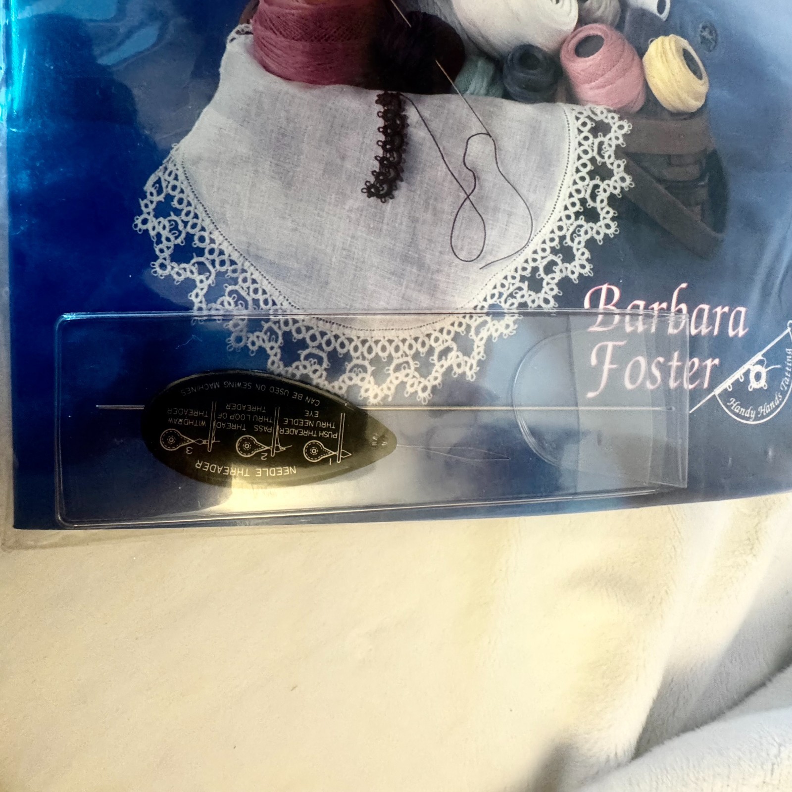 Handy Hands Learn Needle Tatting Step by Step by Barbara Foster #5-0 Needle