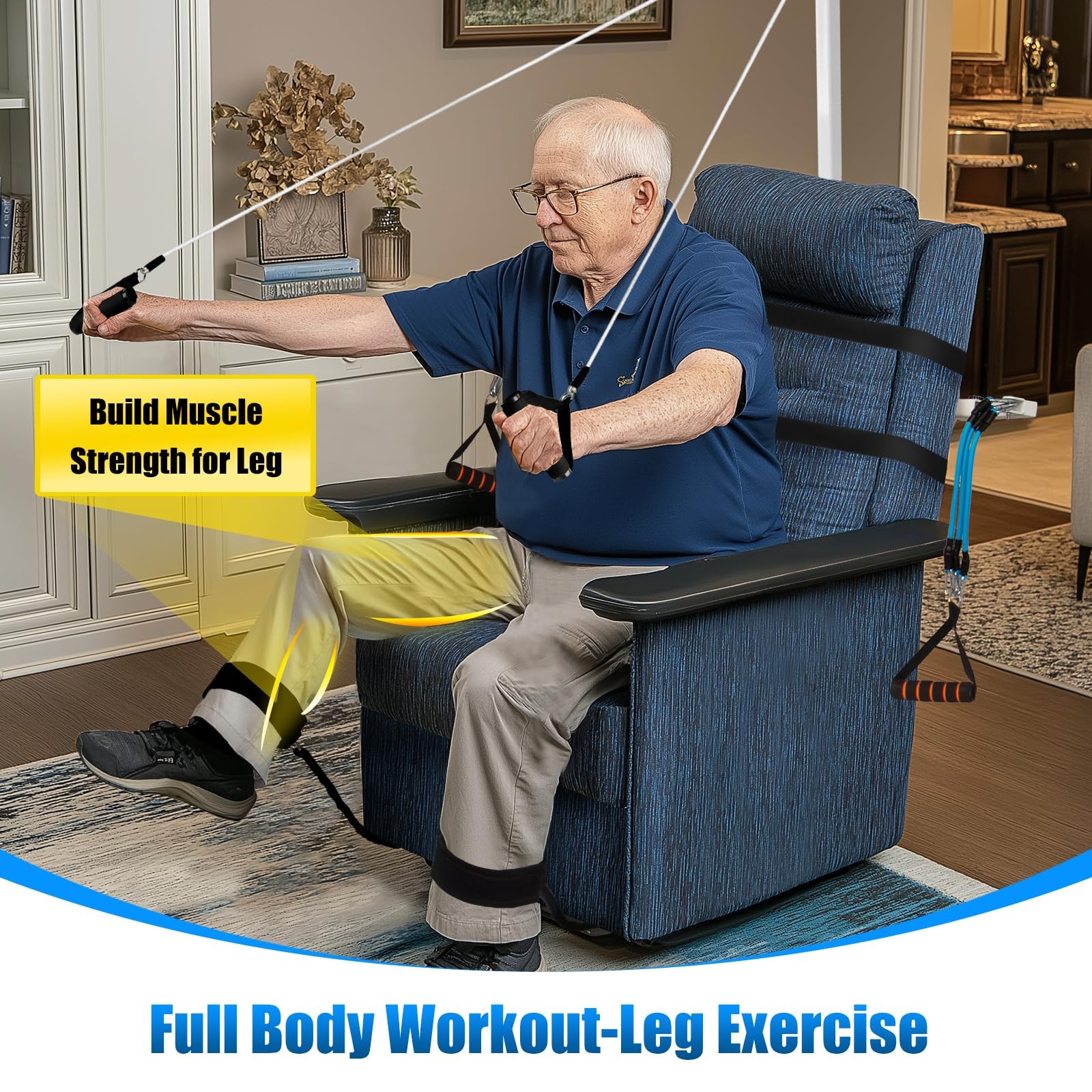 FSA or HSA Eligible, Arm and Leg Exerciser for Seniors, Shoulder Exercise Equ...