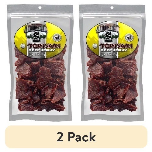(2 pack)  Teriyaki Beef Jerky 10oz Resealable Bag