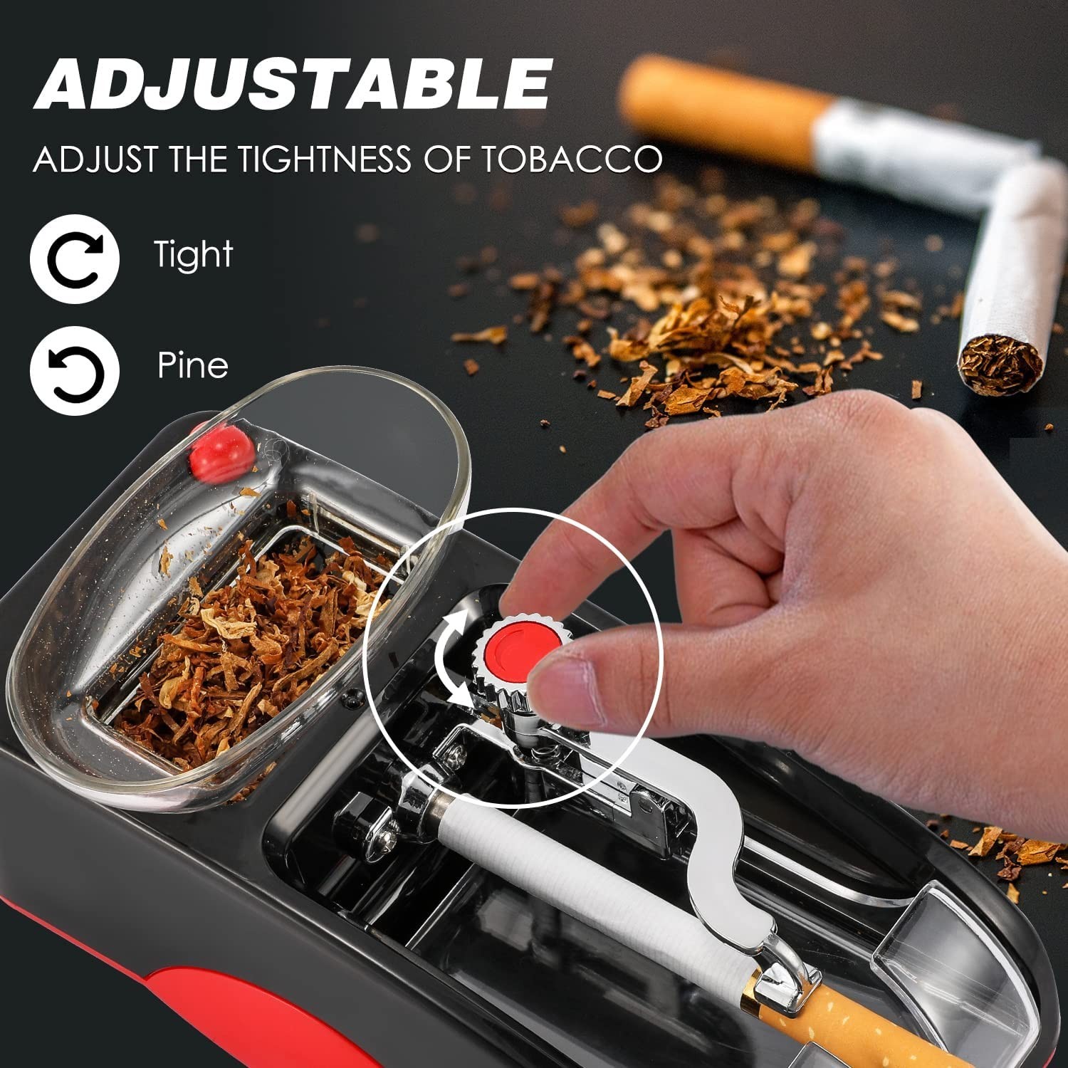 Mini Electric Rolling Machine for DIY Lovers – Portable, Red, Durable Design