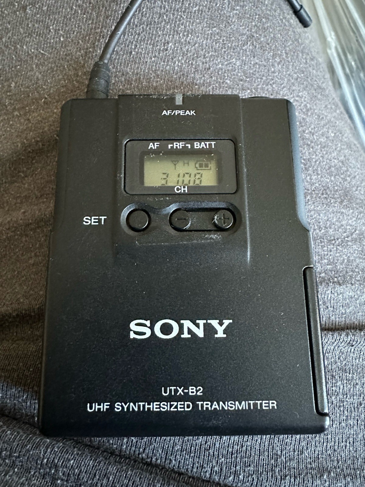 Sony UTX-B2 Synthesized Bodypack Transmitter