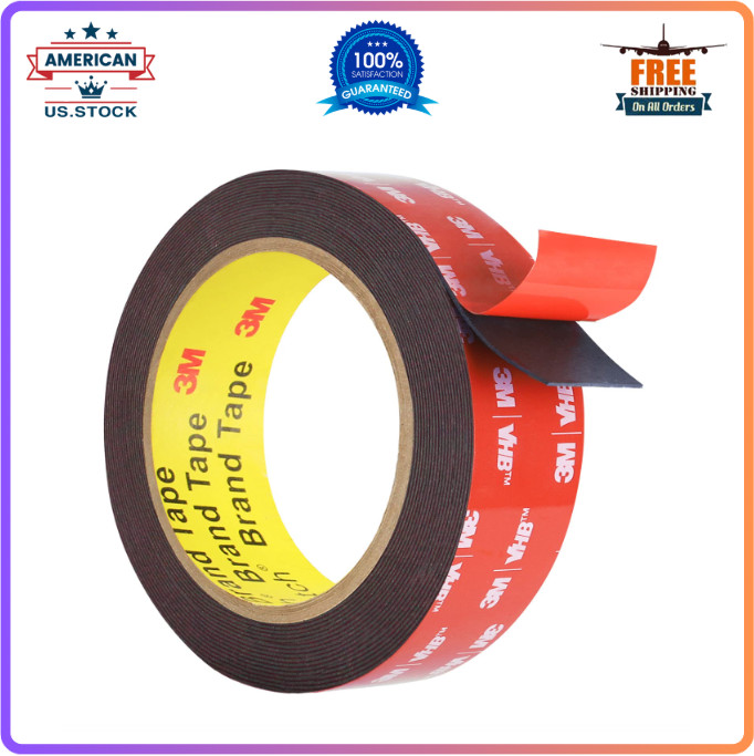 Heavy Duty Double-Sided Tape, 16.4FT x 0.94IN, 3M VHB Foam for Walls Home & Auto