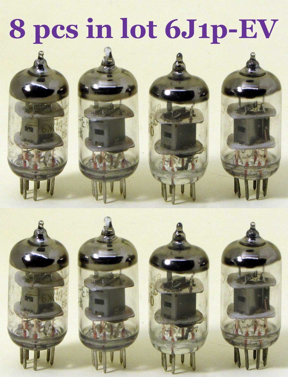 8 pcs.  X  6J1P-EV 6Z1P-EV TUBES USSR ~  EF95 ~ 6F32 ~ 6AK5 = DDP