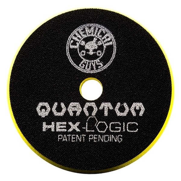 Quantum Hex-Logic 5-1/2" Foam Yellow Heavy Cutting Hook-and-Loop Pad