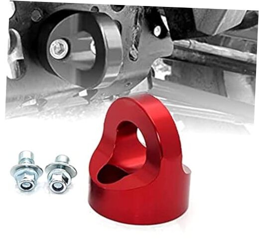 Front Tow Hook Billet Aluminum Tie Anchor Towing Hooks for Polaris RZR Red