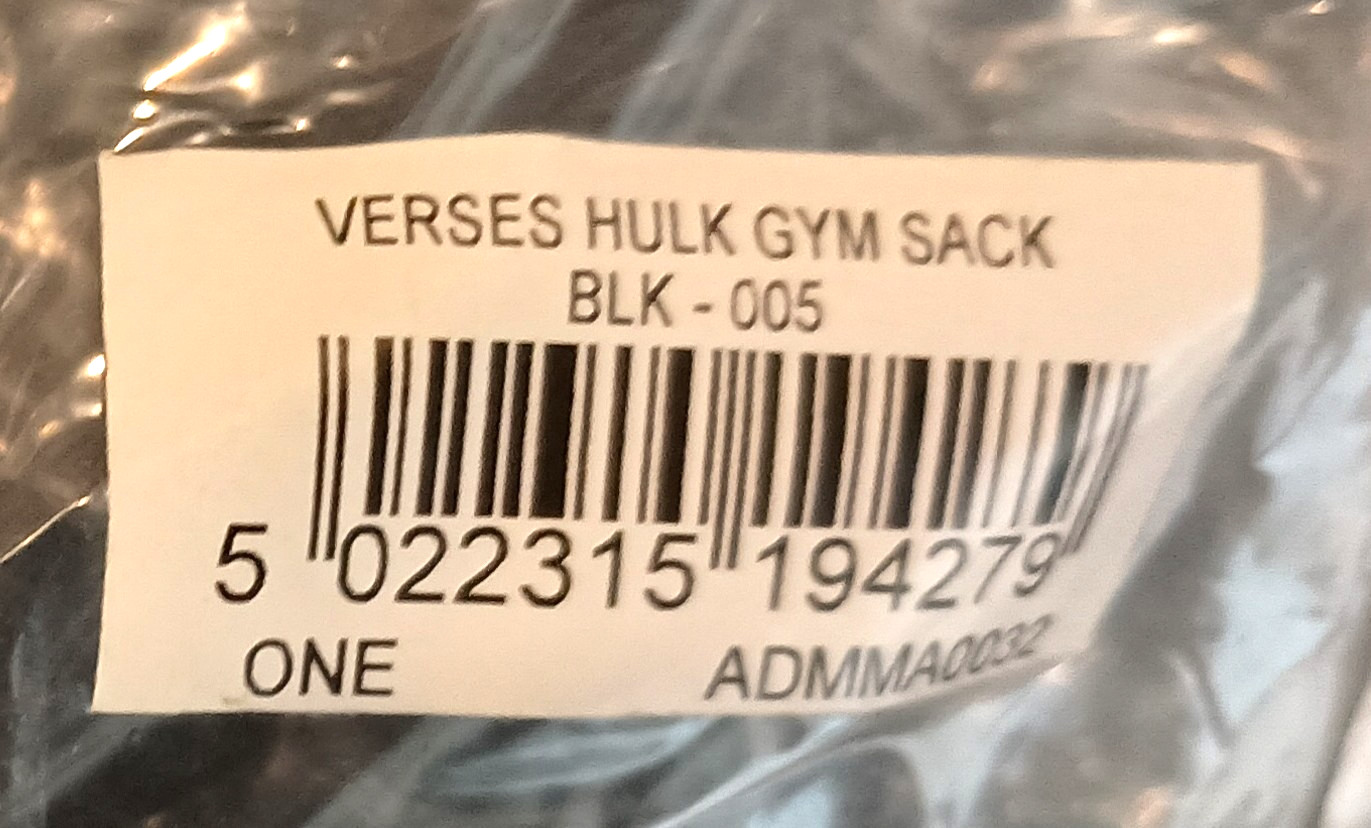Classic Marvel Comics Hulk Verses Drawstring Gym Bag Backpack? New NOS 2013