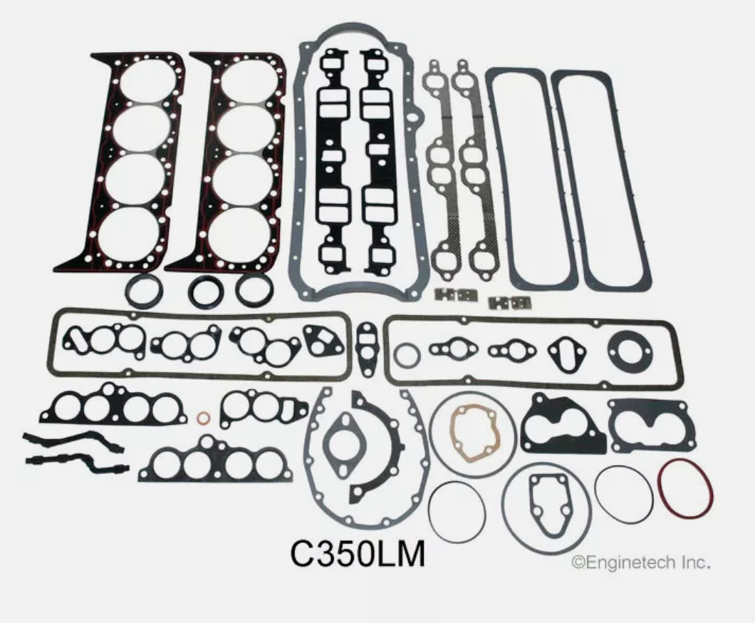 Enginetech Engine Gasket Set C350LM; Rebuilder for 1986-1993 Chevy 350 SBC