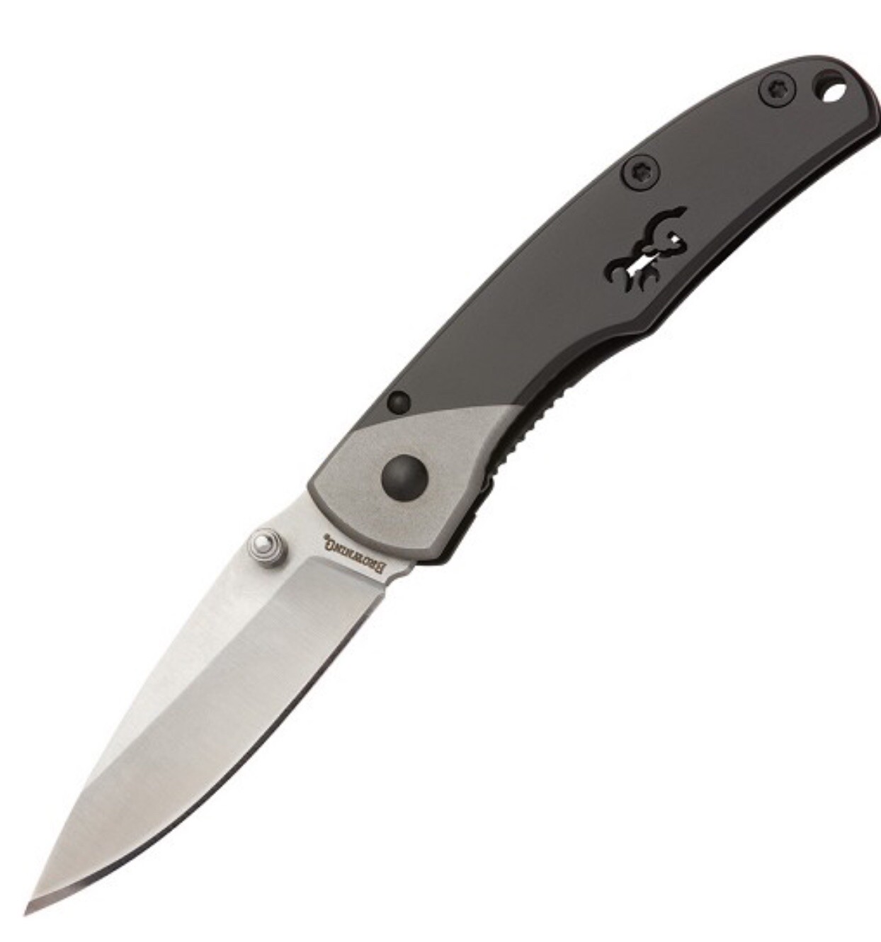 Browning Mountain Ti2 Small 2" Folding Knife Drop Point Thumb Studs  MSRP $26.99