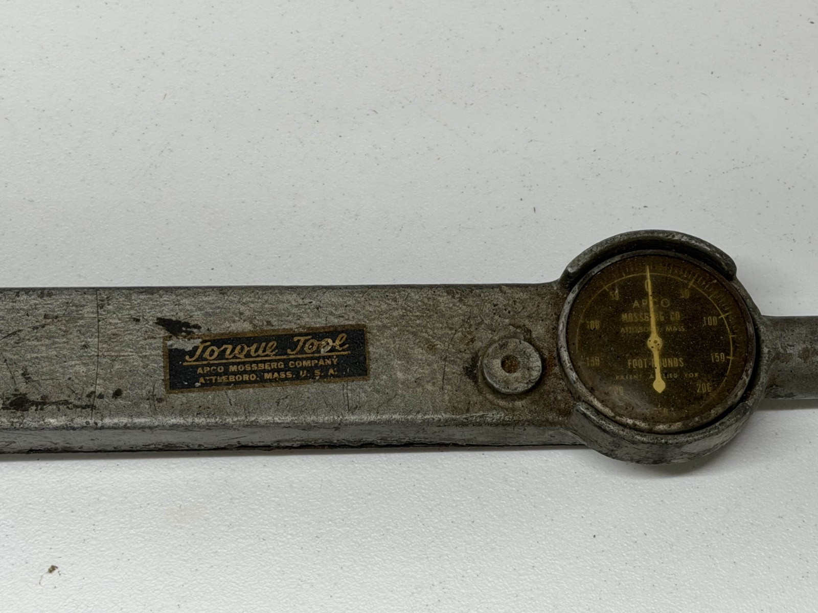 Vintage Apco Mossberg Co. Torque Wrench