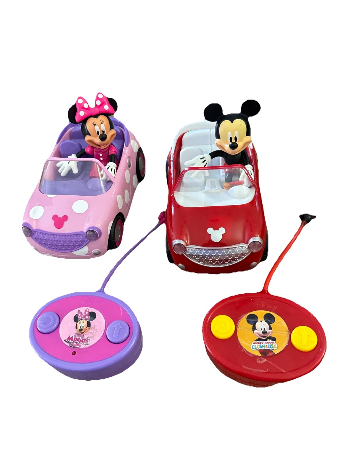 Mickey and Minnie Mouse Clubhouse Remote Control Roadster Cars Disney
