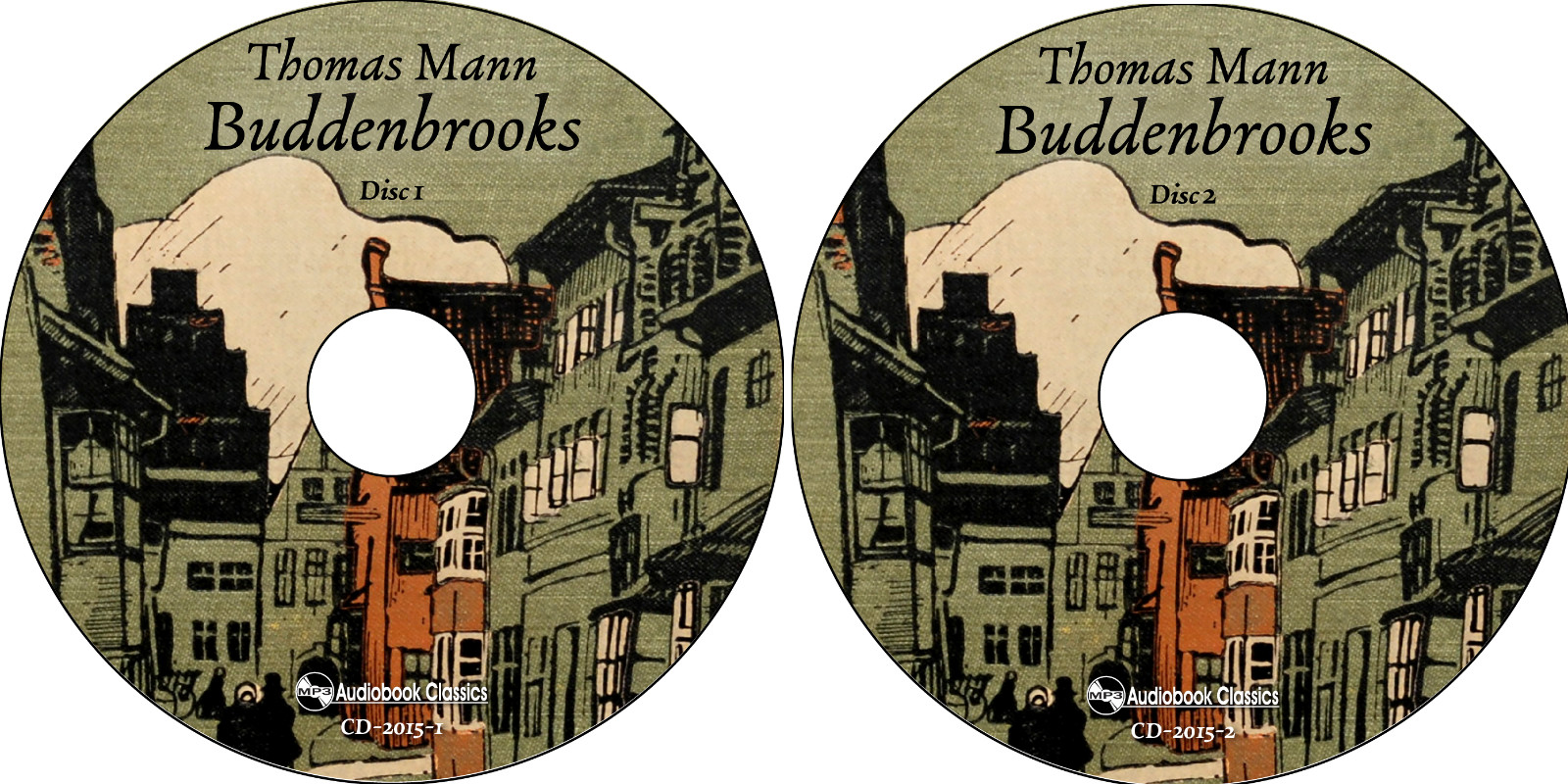Buddenbrooks - Unabridged MP3 CD Audiobook in DVD case