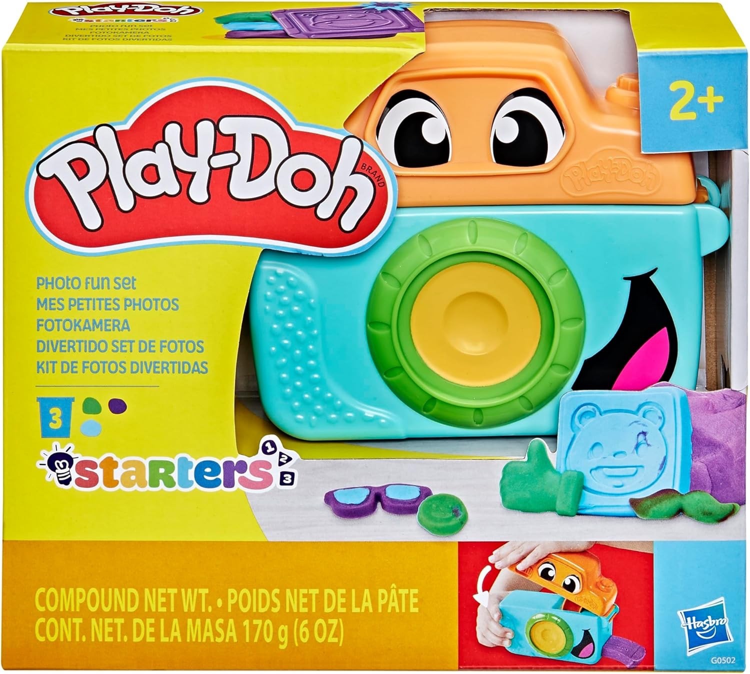Play-Doh Photo Fun Starter Set, Kids Camera Toy for Pretend Play