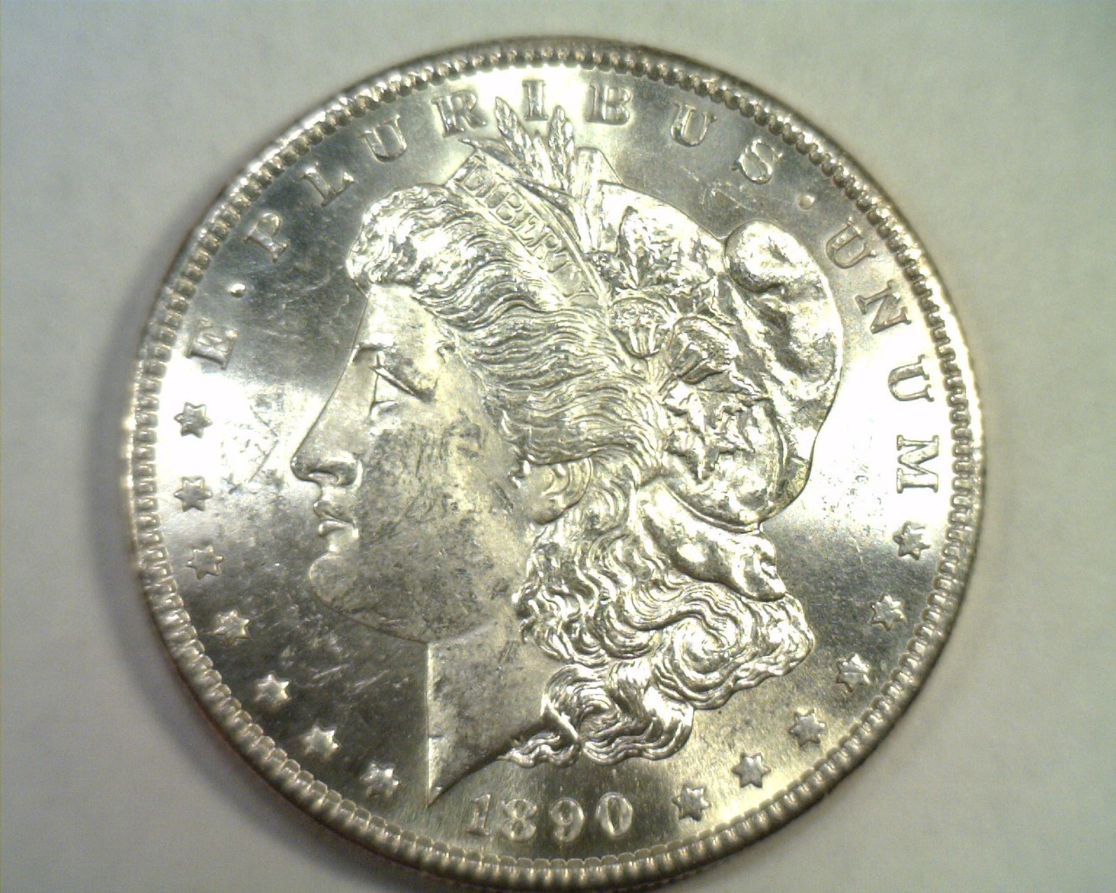 1890-S MORGAN SILVER DOLLAR NICE UNCIRCULATED+ NICE UNC+ ORIGINAL COIN BOBS COIN