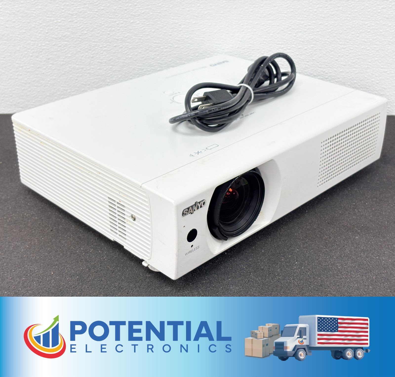 Sanyo PLC-XU115 Projector 4,500 Lumens XGA Conference Projector 1564 Lamp Hours