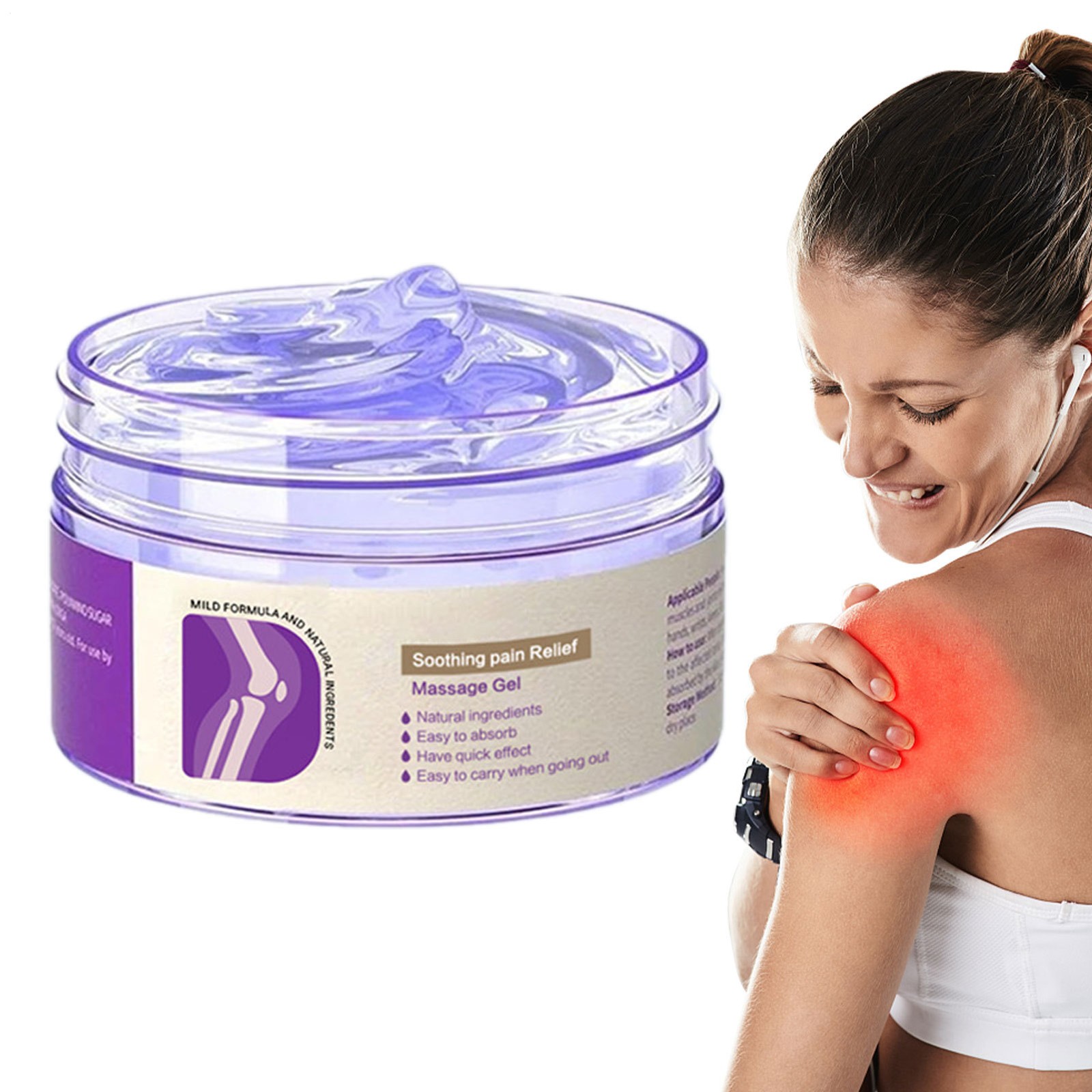 Kreain Joint Pain Gel Rapid Relief Muscle Therapy Gel, Soothing Pain Massage Gel