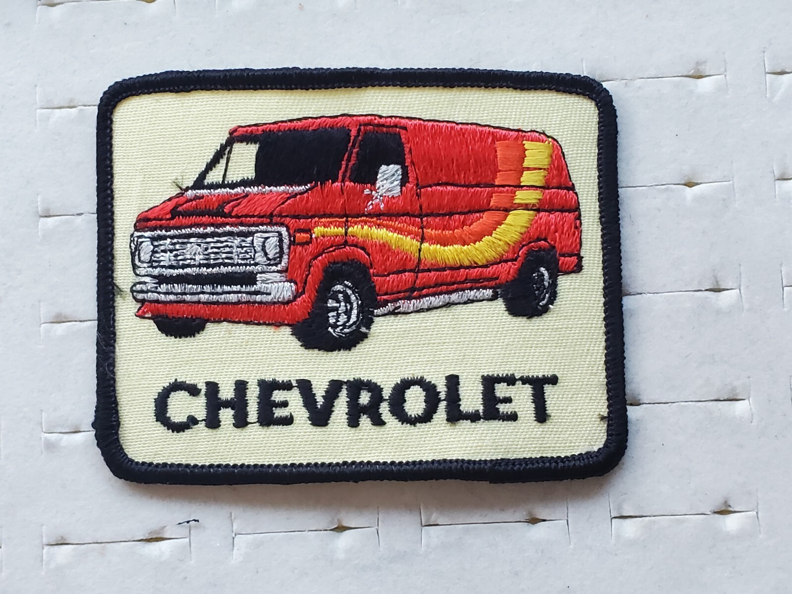 Vintage NOS Patch Chevrolet Chevy Van  Shirt Jacket Hat