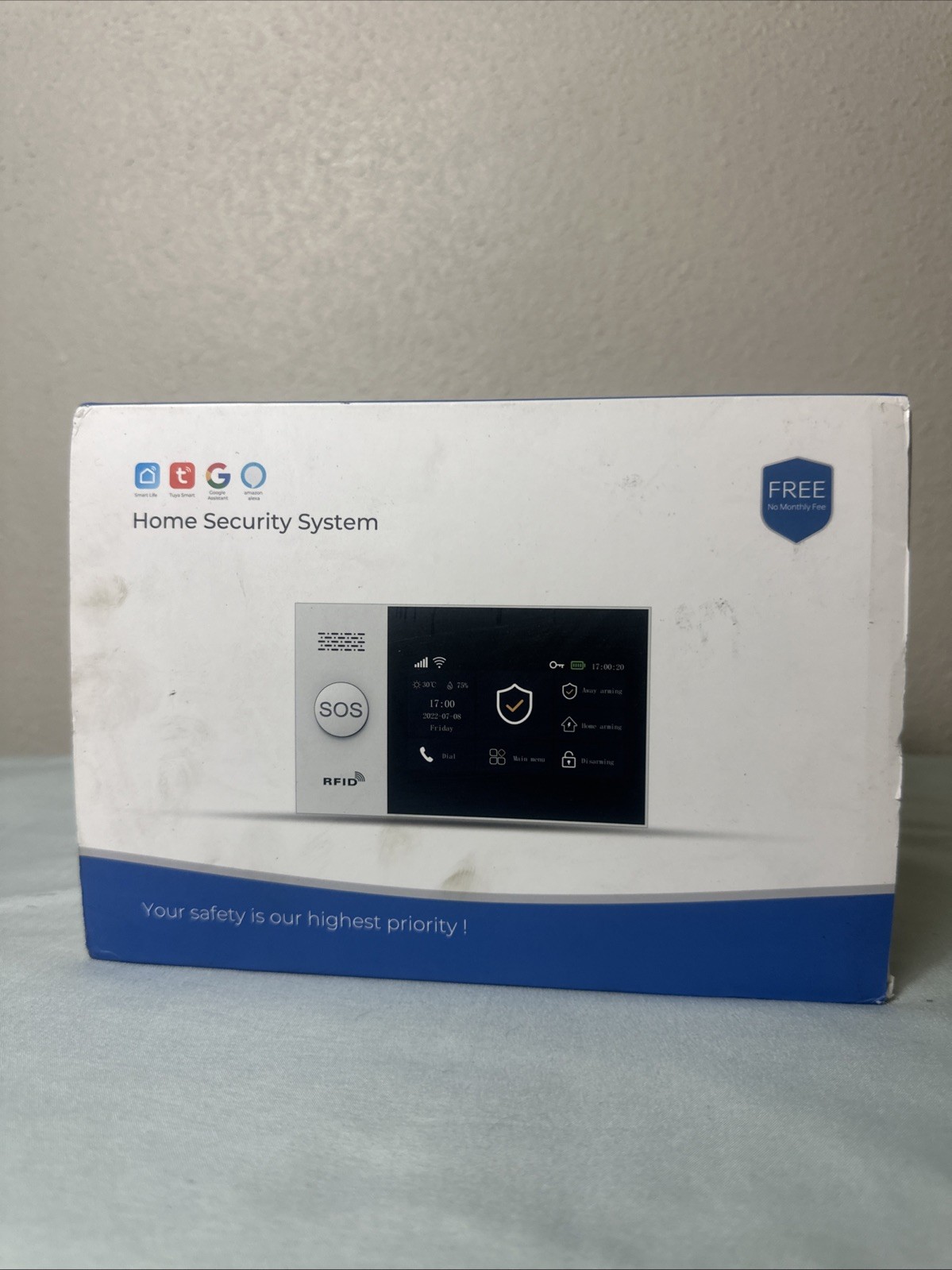 Wireless Smart Home Security Alarm System with RFID